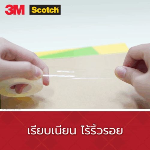 เทปใส Scotch No.600 12มม. x 33ม. 