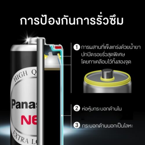 ถ่านคาร์บอนซิ้งค์ Panasonic รุ่น Neo ขนาด AA