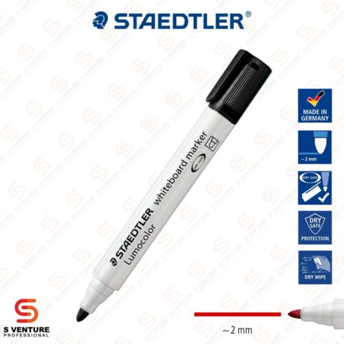 ปากกาไวท์บอร์ด Staedtler Lomocolor No.351 - Black ปากกาไวท์บอร์ด Staedtler Lomocolor No. 351 สีดำ