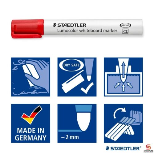 ปากกาไวท์บอร์ด Staedtler Lomocolor No.351 - Cover2 ปากกาไวท์บอร์ด Staedtler Lomocolor No. 351 สีม่วง