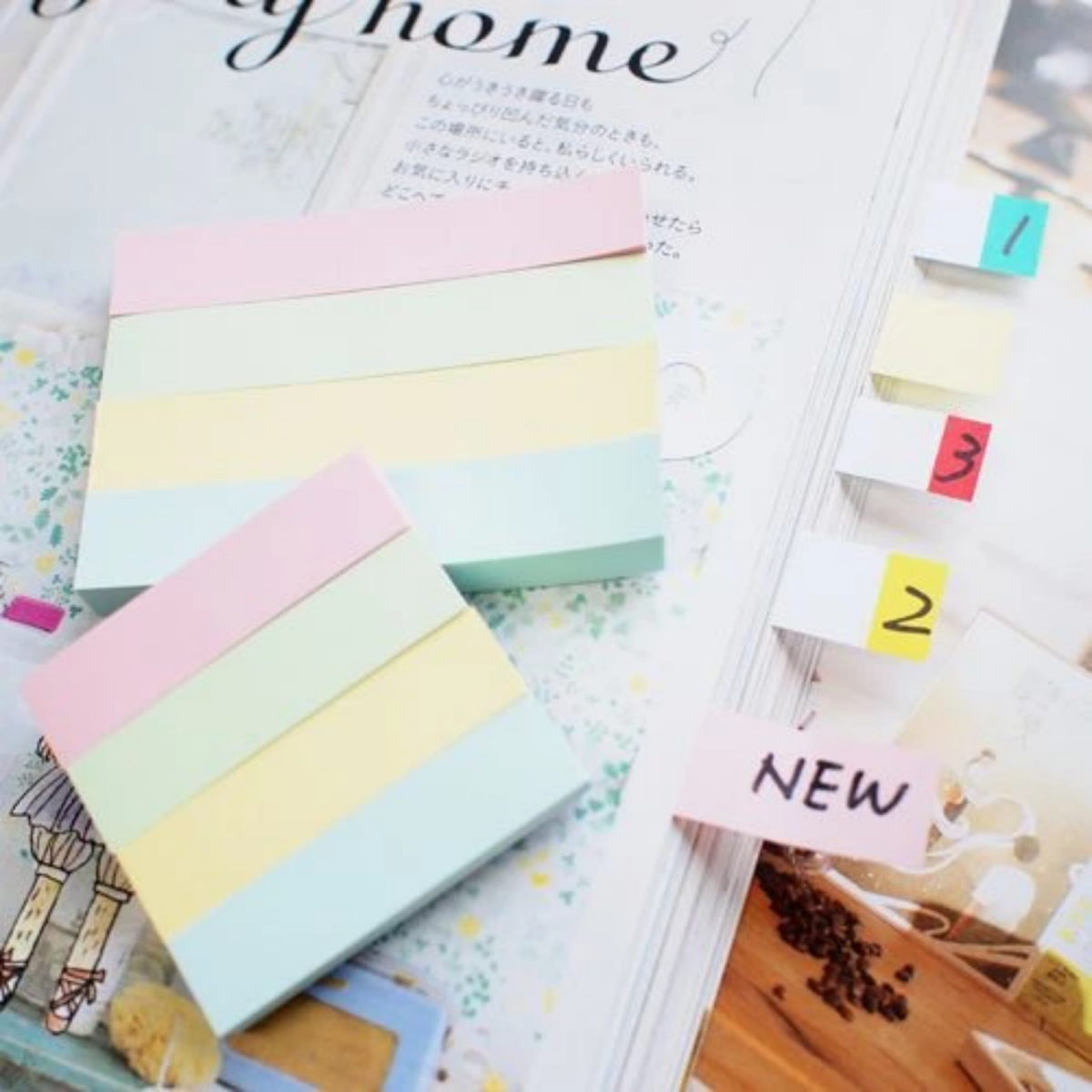 อินเด็กซ์กระดาษโน้ต STICK’N  No.21017P Neon (1.2 × 5 ซม.)