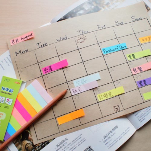 อินเด็กซ์กระดาษโน้ต STICK’N  No.21689 (9สี) (1.2 × 5 ซม.)